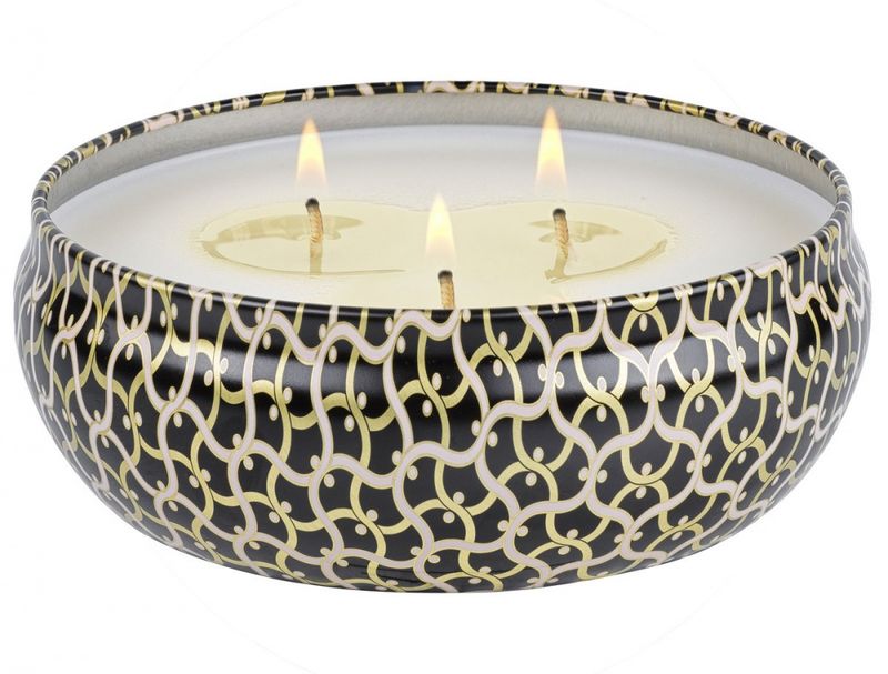 Voluspa Ambre Lumiere 3-Wick Tin Candle 40timer