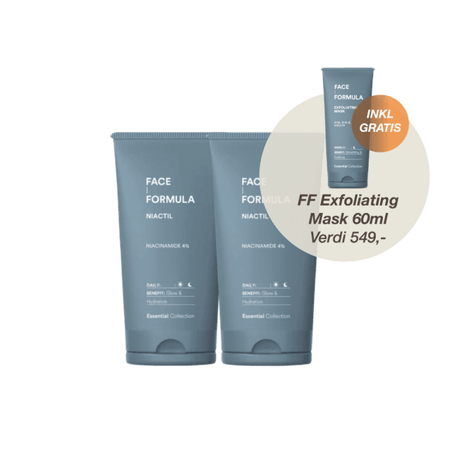 Hovedbilde Face Formula Kit: Niactil 100ml x 2 & Exfoliating ...