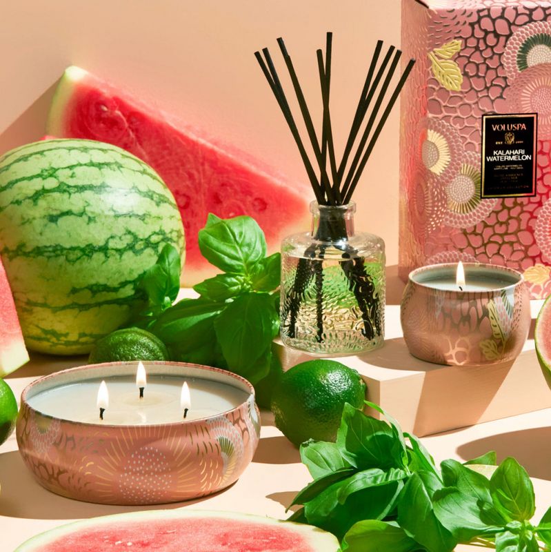 Voluspa Kalahari Watermelon Mini Tin Candle 25timer