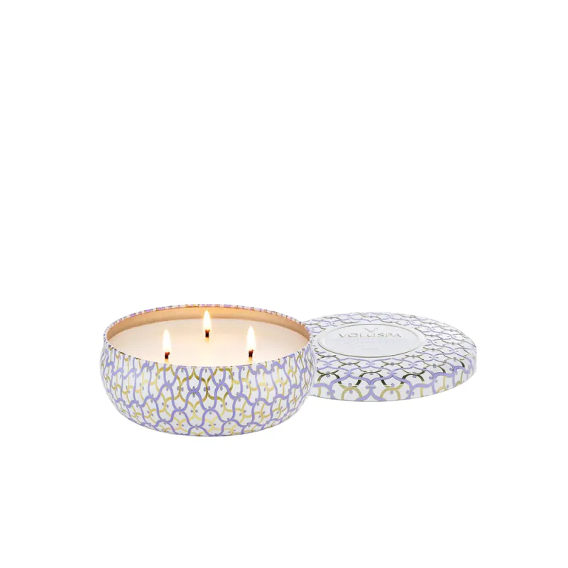 Voluspa 3 wick tin - Mountain Lavender & Chamomile