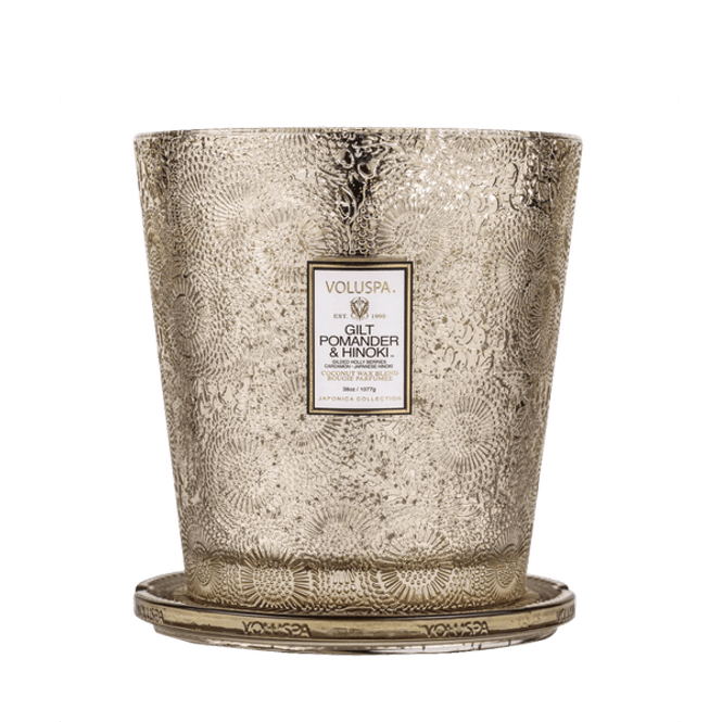 Hovedbilde Voluspa Gilt Pomander & Hinoki 3 Wick Heart ...