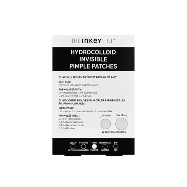 The Inkey List Hydrocolloid Invisible Pimple Patches