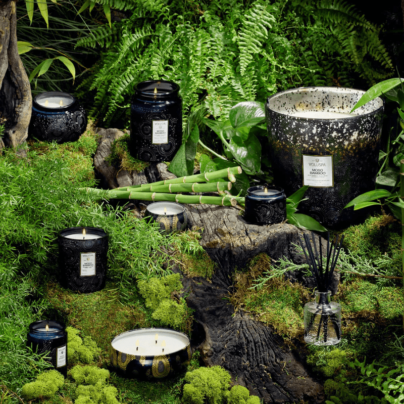 Voluspa Moso Bamboo Petite Jar Candle 20timer