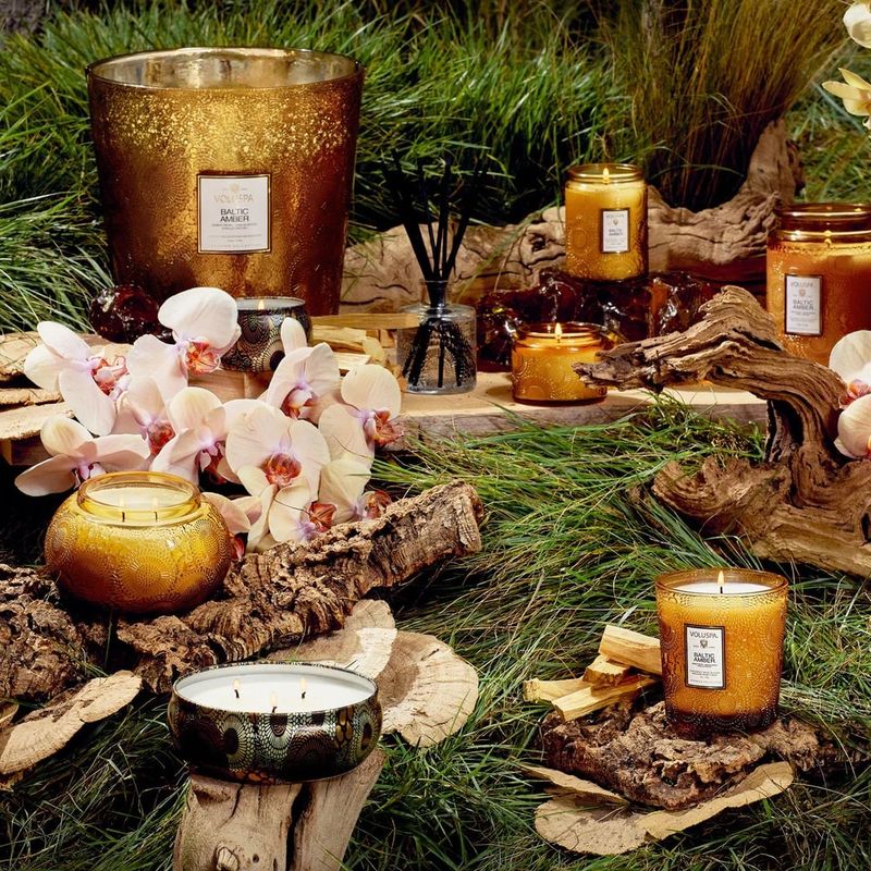 Voluspa Baltic Amber Petite Jar Candle 20timer