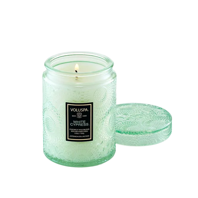 Hovedbilde Voluspa White Cypress Small Jar Candle