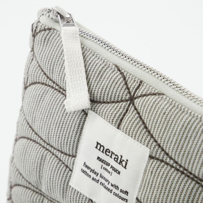 Meraki MKMentha Sminkepung - Light grey/army green
